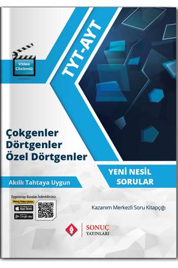 Sonuç Yayınları TYT AYT Çokgenler Dörtgenler Özel Dörtgenler