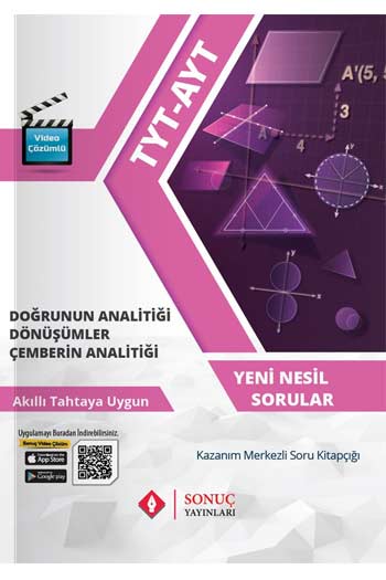 Sonuç Yayınları TYT AYT Doğrunun Analitiği Dönüşümler Çemberin Analitiği