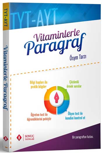 Sonuç Yayınları TYT AYT Vitaminlerle Paragraf