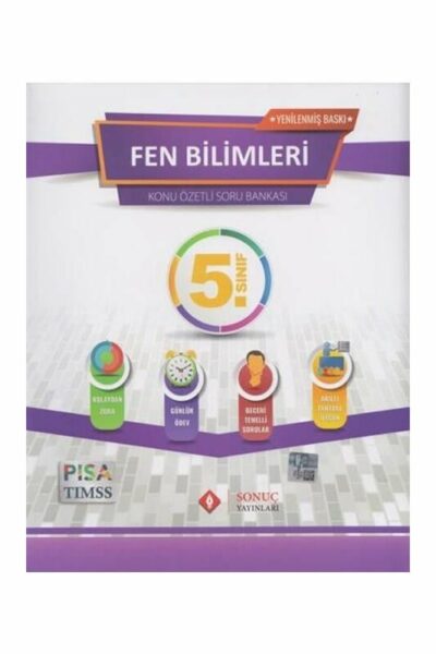 Sonuç Yayınları 5. Sınıf Fen Bilimleri Konu Özetli Soru Bankası