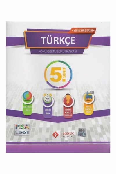 Sonuç Yayınları 5. Sınıf Türkçe Kazanım Merkezli Soru Kitapçığı Seti Yenilenmiş Baskı