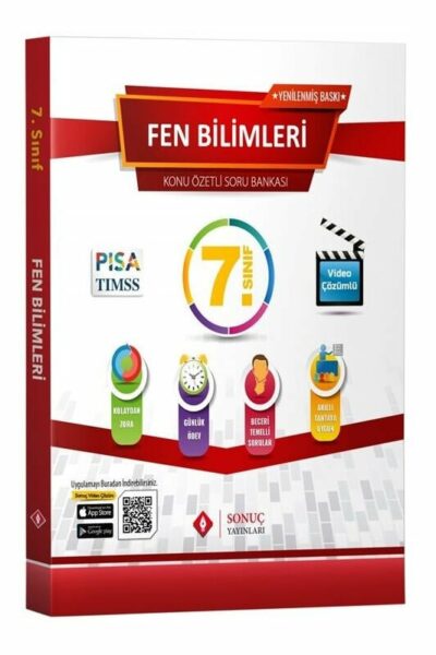 Sonuç Yayınları 7. Sınıf Fen Bilimleri Kazanım Merkezli Soru Kitapçığı Seti