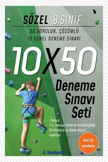 Tudem Yayınları 8. Sınıf Sözel 10x50 Deneme Sınavı Seti