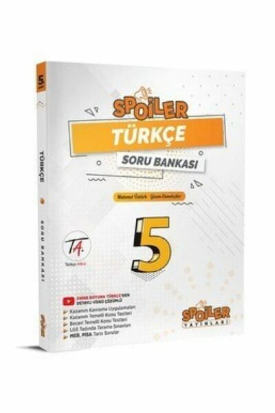 Spoiler Yayınları 5. Sınıf Türkçe Soru Bankası