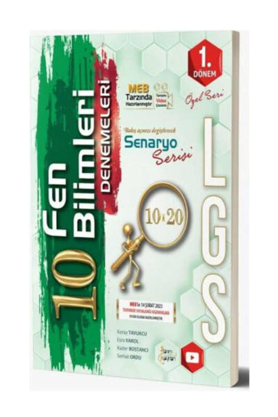 Tanım Yayınları 8. Sınıf LGS Fen Bilimleri 10 Deneme Özel Baskı