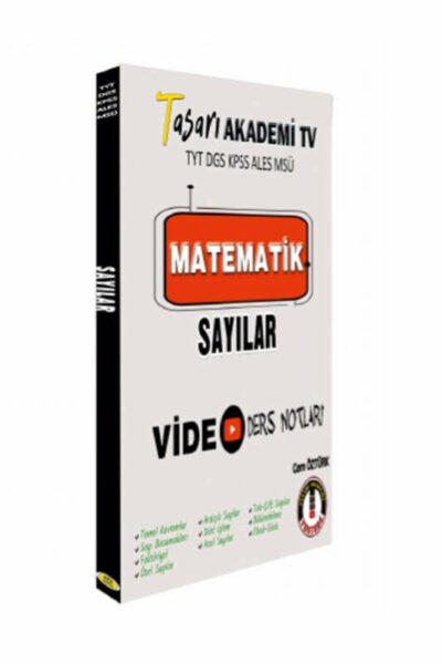 Tasarı Eğitim Yayınları DGS ALES TYT Matematik Sayılar Video Ders Notları