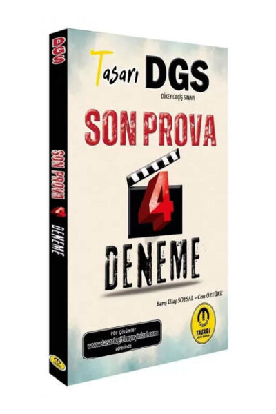 Tasarı Yayınları 2025 DGS Son Prova 4 Deneme (PDF Çözümlü)