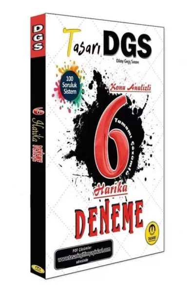 Tasarı Yayınları 2024 DGS Konu Analizli 6 Harika Çözümlü Deneme
