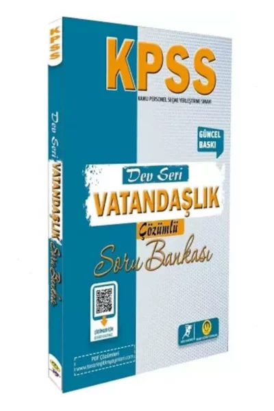 Tasarı Yayınları 2024 KPSS Vatandaşlık Dev Seri Soru Bankası