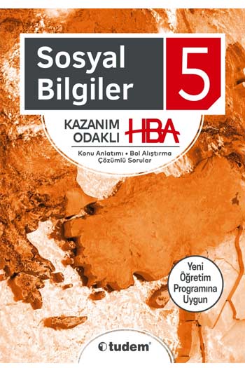 Tudem Yayınları 5. Sınıf Sosyal Bilgiler Kazanım Odaklı HBA