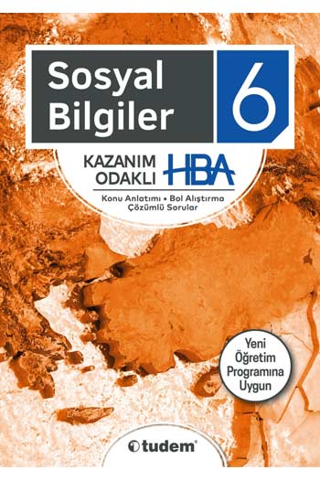 Tudem Yayınları 6. Sınıf Sosyal Bilgiler Kazanım Odaklı HBA