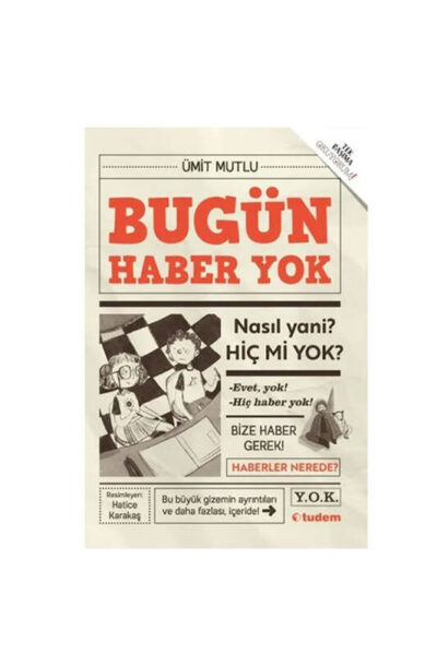 Tudem Yayınları Bugün Haber Yok