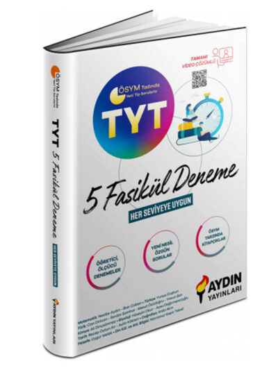Aydın Yayınları TYT 5 Fasikül Deneme