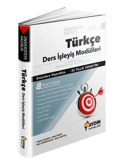 Aydın Yayınları TYT AYT Türkçe Ders İşleyiş Modülleri