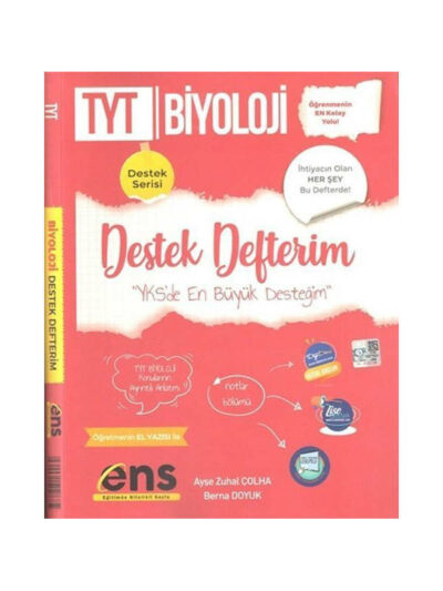 ENS Yayıncılık 2025 TYT Biyoloji Destek Defterim