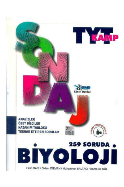 Yayın Denizi TYT Biyoloji Pro 259 Soruda Sondaj Kamp