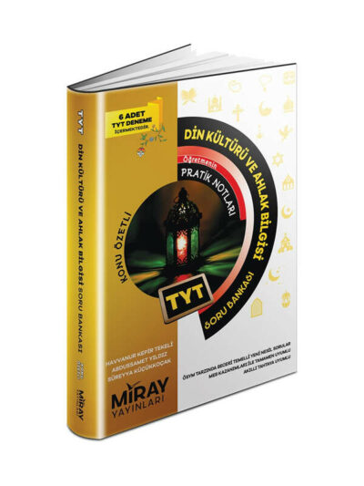 Miray Yayınları TYT Din Kültürü ve Ahlak Bilgisi Konu Özetli Soru Bankası