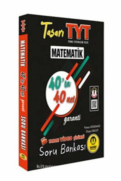 Tasarı Yayınları TYT Matematik 40ta 40 Net Soru Bankası