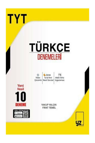 YZ Yayınları TYT Türkçe 10 Deneme