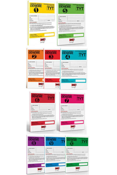 Yargı Yayınları TYT Türkiye Geneli 1-10 Deneme Sınavı Seti