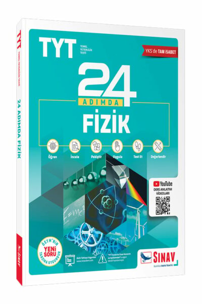 Sınav Yayınları TYT Fizik 24 Adımda Konu Anlatımlı Soru Bankası