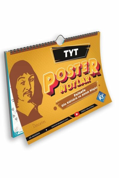 KR Akademi TYT Felsefe ve Din Kültürü Poster Notlar