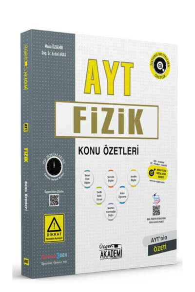 Üçgen Akademi Yayınları 2024 AYT Fizik Konu Özetleri