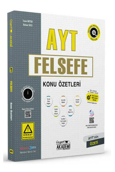 Üçgen Akademi Yayınları 2024 AYT Felsefe Konu Özetleri