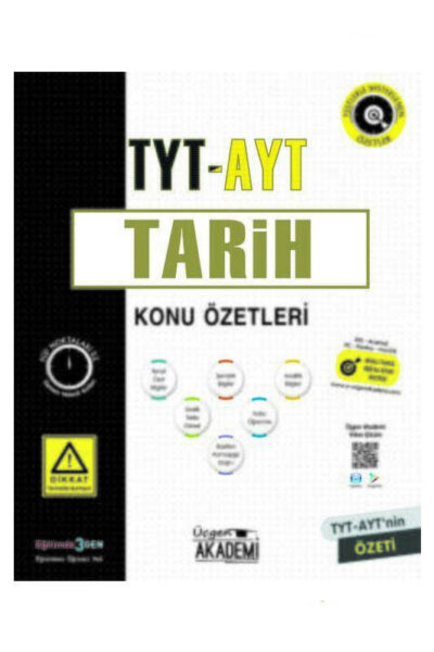 Üçgen Akademi Yayınları 2024 TYT-AYT Tarih Konu Özetleri