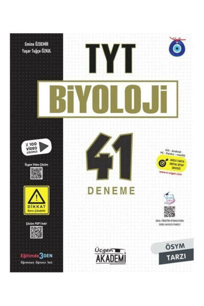 Üçgen Yayınları TYT Biyoloji 41 Deneme