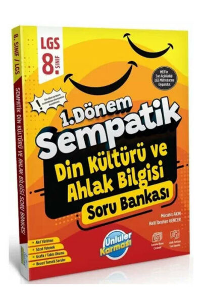 Ünlüler Karması 8. Sınıf LGS Din Kültürü ve Ahlak Bilgisi 1. Dönem Sempatik Soru Bankası