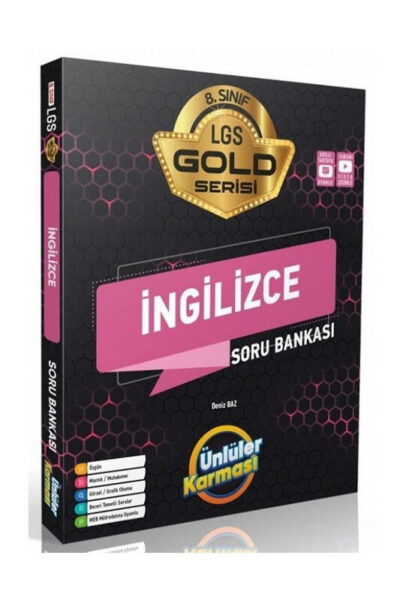Ünlüler Karması 8. Sınıf LGS İngilizce Gold Serisi Soru Bankası