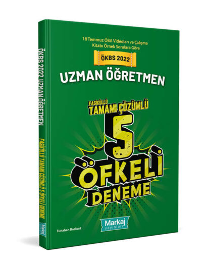 Markaj Yayınları Uzman Öğretmen Tamamı Çözümlü Öfkeli 5 Fasikül Deneme