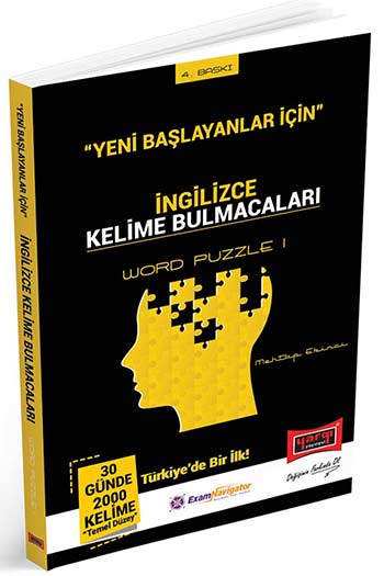 Yargı Yayınları Yeni Başlayanlar İçin İngilizce Kelime Bulmacaları Word Puzzle 1