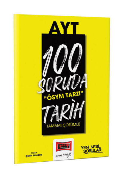 Yargı Yayınları 2023 100 Soruda ÖSYM Tarzı AYT Tarih Tamamı Çözümlü Soru Bankası