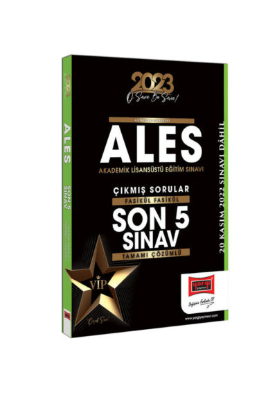 Yargı Yayınları 2023 ALES Tamamı Çözümlü Fasikül Fasikül Son 5 Sınav Çıkmış Sorular