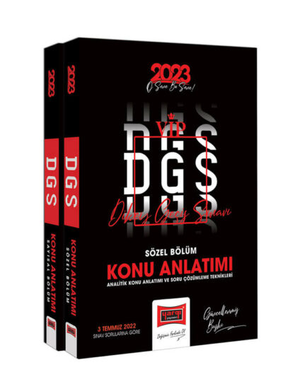 Yargı Yayınları 2023 DGS Konu Anlatımı 2 Cilt (Sayısal ve Sözel Bölüm)