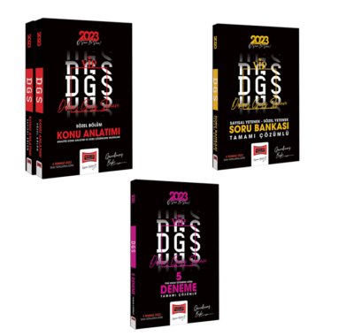 Yargı Yayınları 2023 DGS VİP Konu - Soru ve 5 Deneme Seti