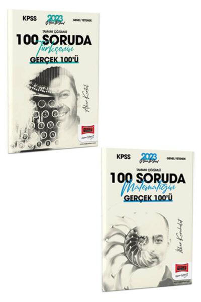 Yargı Yayınları 2023 KPSS 5Yüz Ekibi 100 Soruda Genel Yeteneğin Gerçek 100'ü (2 Kitap Set)