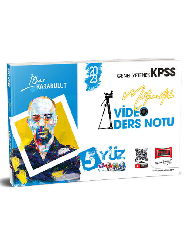 Yargı Yayınları 2023 KPSS 5Yüz Matematik Video Ders Notları (İlker Karabulut)