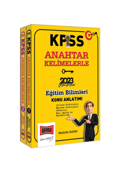Yargı Yayınları 2023 KPSS Eğitim Bilimleri Anahtar Kelimelerle Konu Anlatımı (2 Cilt)