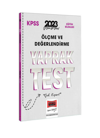 Yargı Yayınları 2023 KPSS Eğitim Bilimleri Ölçme ve Değerlendirme Yaprak Test