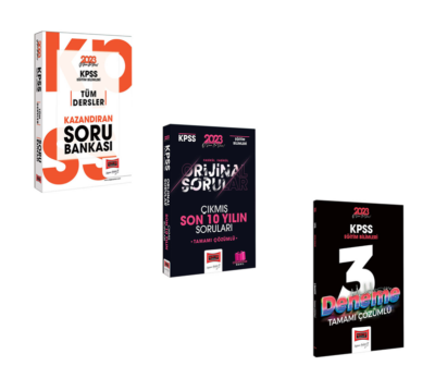 Yargı Yayınları 2023 KPSS Eğitim Bilimleri Tüm Dersler Soru Bankası - Son 10 Yılın Çıkmış Soruları -  Muhteşem 3 Deneme Seti