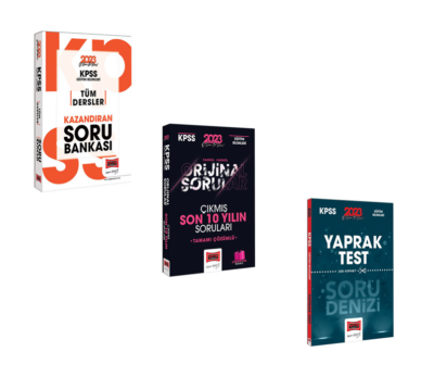 Yargı Yayınları 2023 KPSS Eğitim Bilimleri Tüm Dersler Soru Bankası - Son 10 Yılın Çıkmış Soruları - Yaprak Test Seti