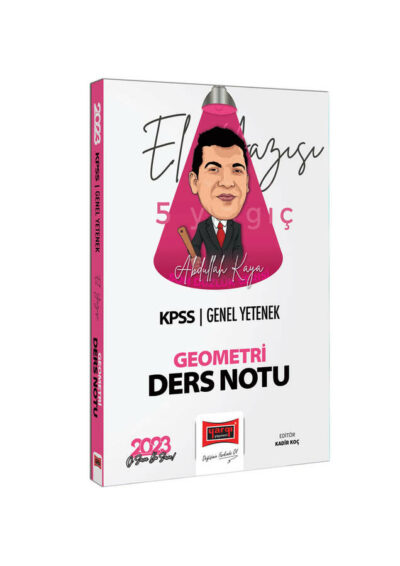 Yargı Yayınları 2023 KPSS Genel Yetenek Son Düzlük El Yazısı İle Geometri Ders Notu