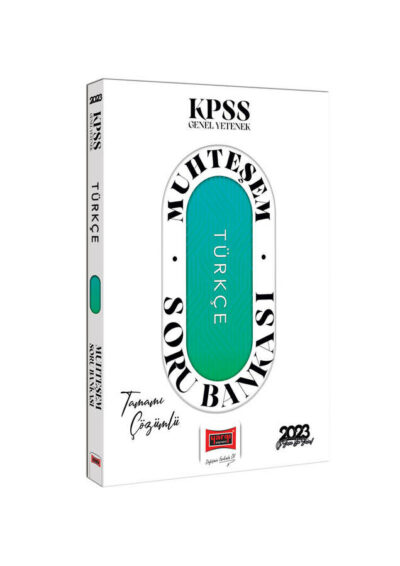 Yargı Yayınları 2023 KPSS Genel Yetenek Türkçe Tamamı Çözümlü Soru Bankası