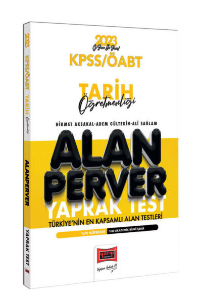 Yargı Yayınları 2023 KPSS ÖABT Tarih Öğretmenliği Alanperver Yaprak Test