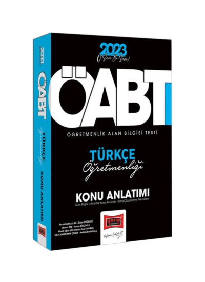 Yargı Yayınları 2023 KPSS ÖABT Türkçe Öğretmenliği Konu Anlatımı