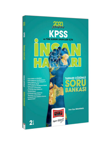 Yargı Yayınları 2023 KPSS ve Tüm Kurum Sınavları İçin İnsan Hakları Tamamı Çözümlü Soru Bankası