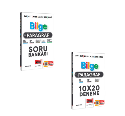Yargı Yayınları 2023 TYT AYT KPSS ALES DGS MSÜ Bilge Paragraf Soru Bankası ve Deneme Seti